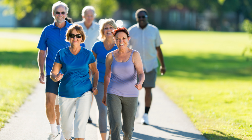 walking exercise for seniors